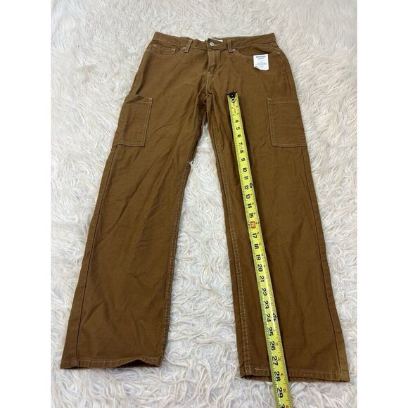 NWT Denizen Levi's Brown Vintage Utility 90's Loose Straight Jeans Women Size 8 - Picture 7 of 11